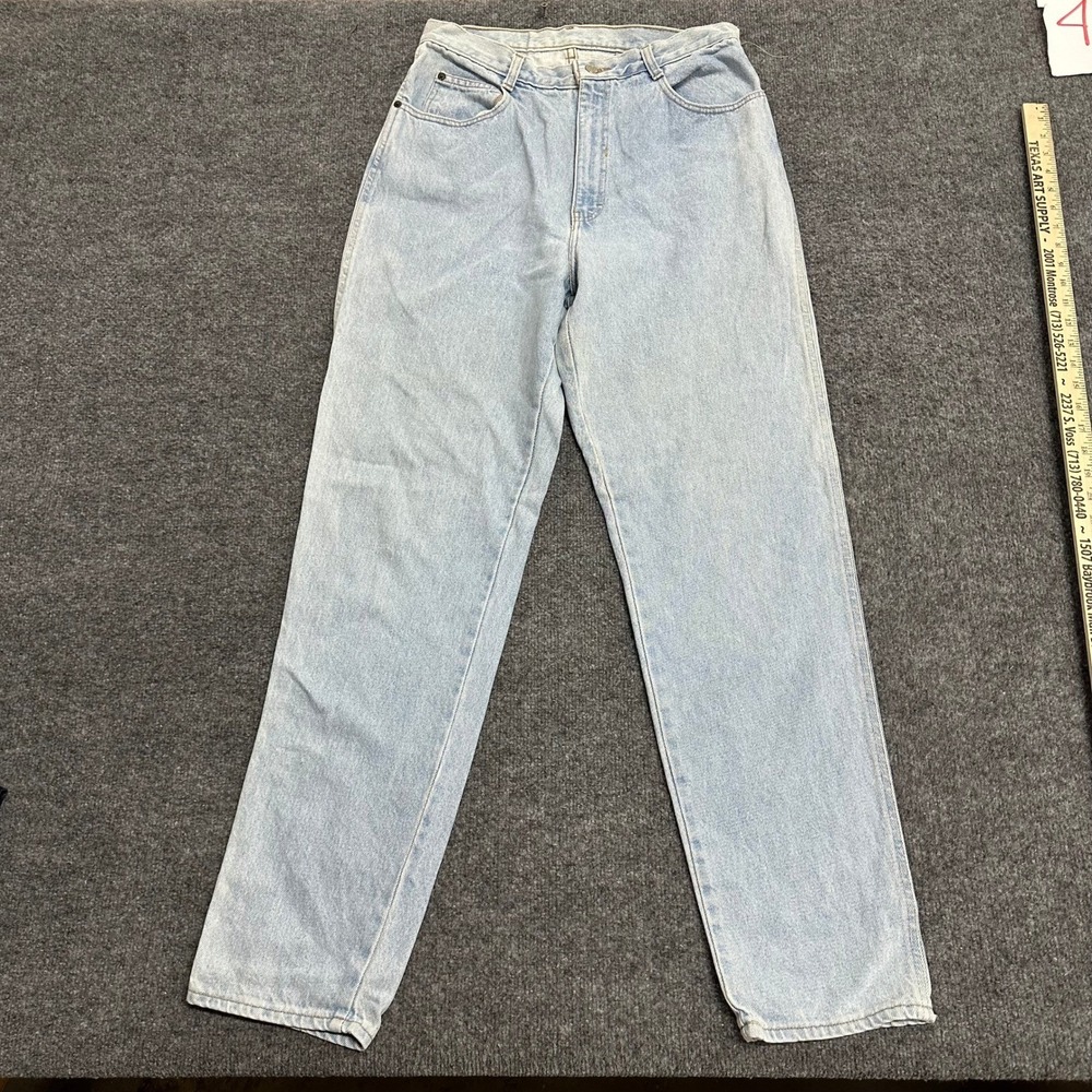 Gitano Jeans Womens Size 12 Tall Light Wash High Waisted Straight Leg Vintage